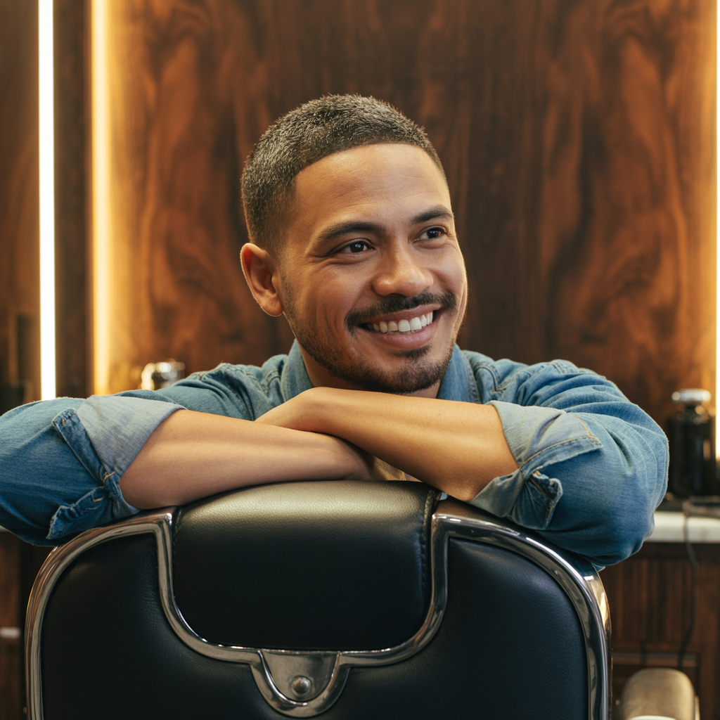 João Silva, dono da Barbearia do João em Curitiba–PR